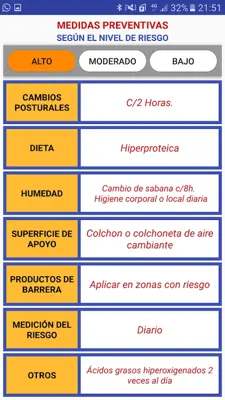 Riesgo de Ulceras android App screenshot 1