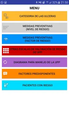 Riesgo de Ulceras android App screenshot 4